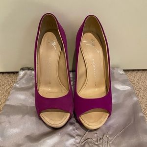 Authenic Giuseppe Zanotti Suede Heels